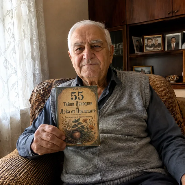 Иван чете книга в креслото